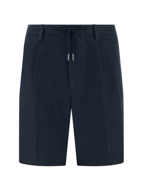 Boggi Milano bermudas in linen Blue BO26P018701