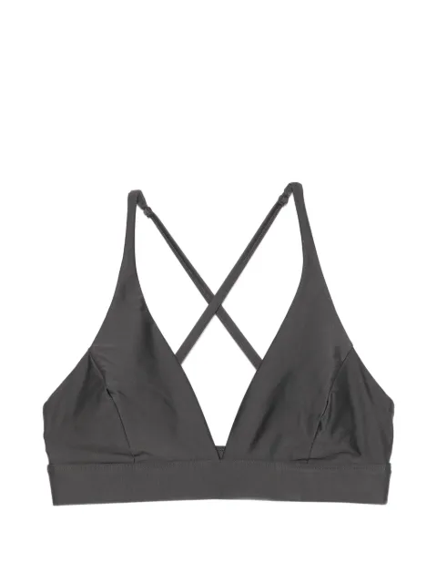 P.E Nation Lumen cross-strap sports bra Grey 263C037IRON