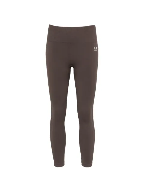 P.E Nation Restore logo-print leggings Brown 243G295