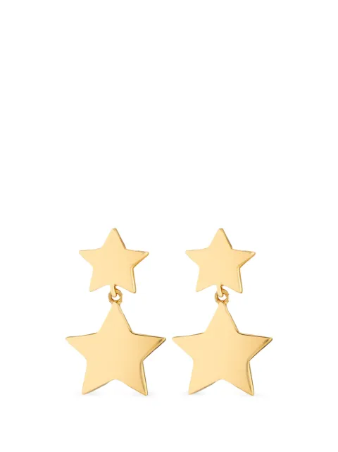 AUREE JEWELLERY Alta double-star drop earrings Gold ALTADOUBLESTARDROPEARRINGSGOLD
