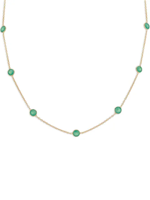 AUREE JEWELLERY Antibes gemstone necklace Gold ANTIBESNECKLACECHRYSOPRASEGOLD
