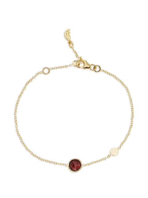 AUREE JEWELLERY Salina gemstone bracelet Gold SALINABRACELETGARNETGOLD