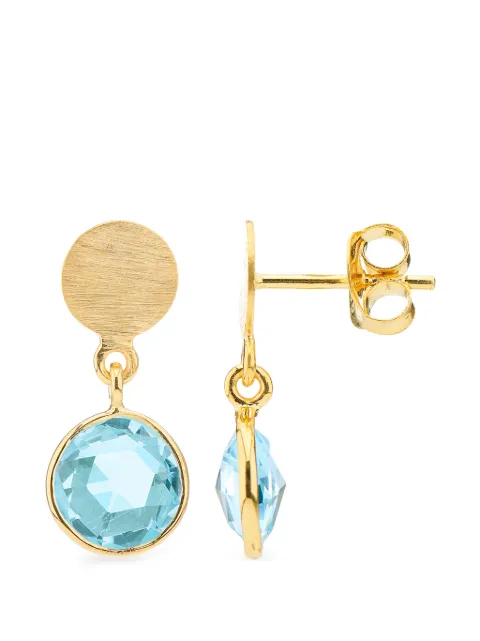 AUREE JEWELLERY Salina drop earrings Gold SALINADROPEARRINGSTOPAZGOLD