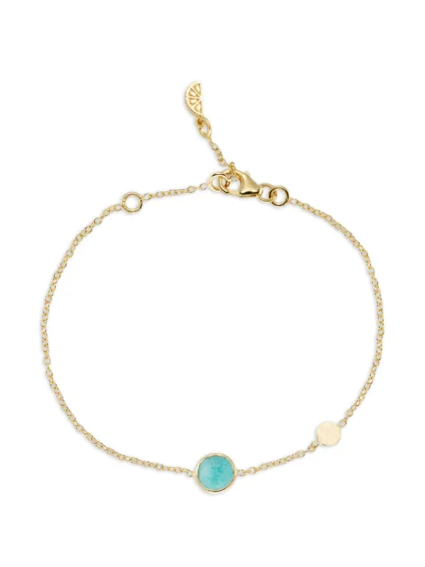 AUREE JEWELLERY Salina gemstone bracelet Gold SALINABRACELETAMAZONITEGOLD