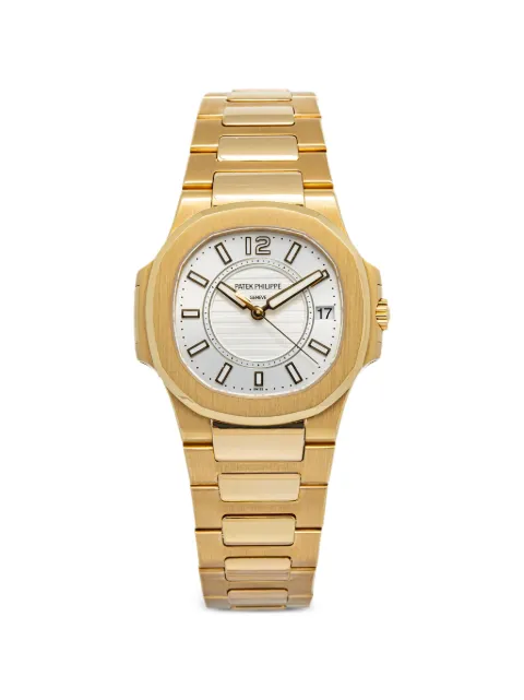 Patek Philippe Pre-Owned Nautilus 36mm watch White 70111R001