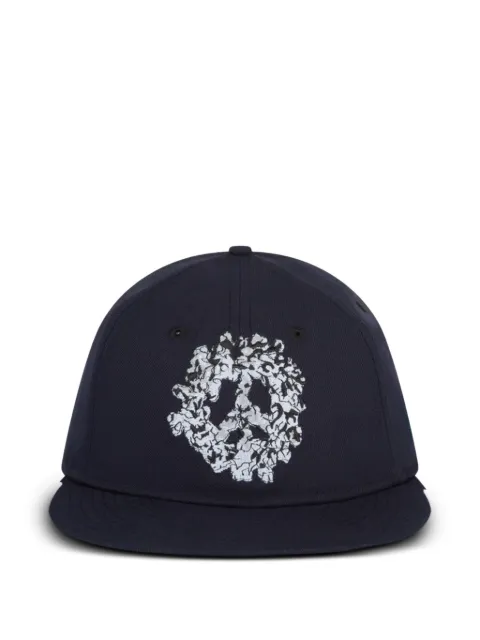 Denim Tears Peace Wreath snapback cap Blue DT572