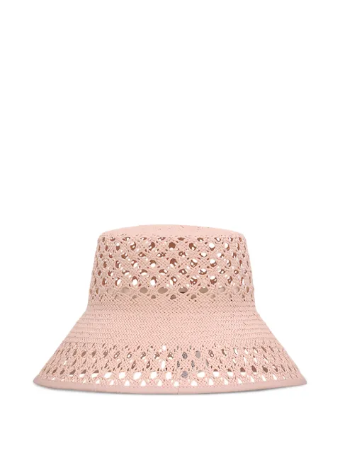 Max Mara Amora woven bucket hat Pink 2614571022600