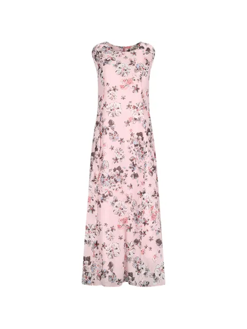 'S Max Mara floral-print cap-sleeve maxi dress Pink 2619221033600