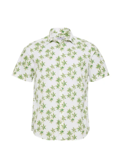 LOJA DAS MEIAS floral-print short-sleeve polo shirt White COLSBOTAOMEIAMAN