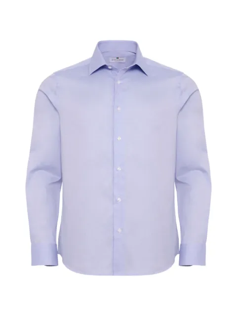 LOJA DAS MEIAS spread-collar long-sleeve shirt Blue LMITALIANO