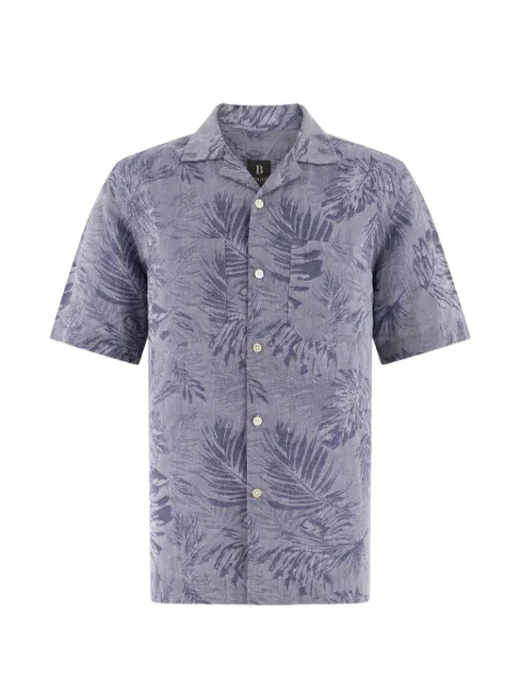 Boggi Milano tropical-pattern shirt Blue BO26P043601