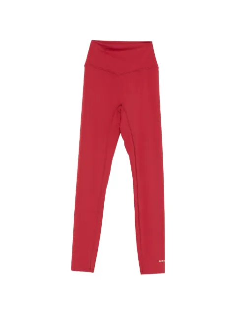 P.E Nation logo-print leggings Red 243G320