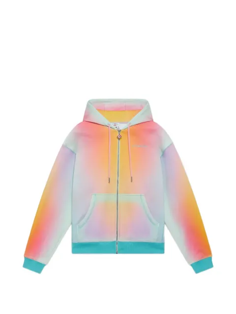 Casablanca gradient zip-up hoodie Orange MSS26JTP40802