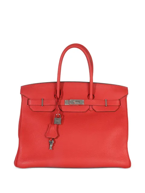 Hermès Pre-Owned 2014 35 Birkin tote bag Red 152250