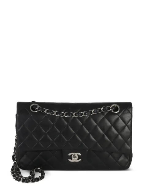 CHANEL Pre-Owned 2011 medium Classic Double Flap shoulder bag Black 152177