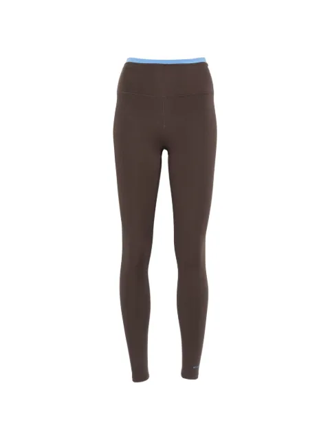 P.E Nation Vita logo-print leggings Brown 243G343