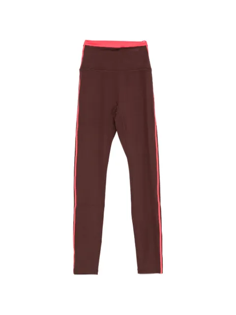 P.E Nation Radar side-stripe leggings Brown 254G252