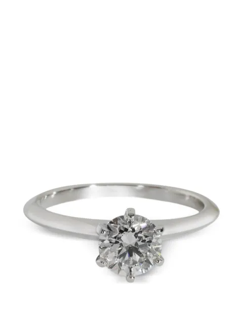 Tiffany & Co. Pre-Owned diamond engagement ring Silver 144407