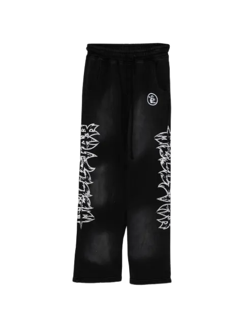 HELLSTAR graphic-print track pants Black HSSS26PT4