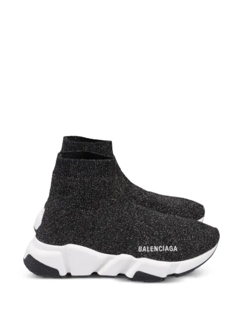 Balenciaga Pre-Owned Speed glittered sneakers Black BAPUUSSH720861W