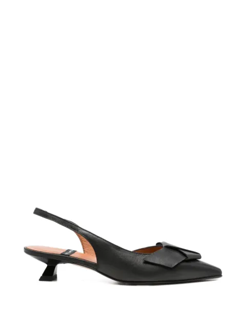 ANGEL ALARCON Aline bow-detail pumps Black 25055