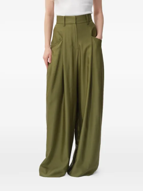 CONCEPTO Wild palazzo pants Green PSS26WILD