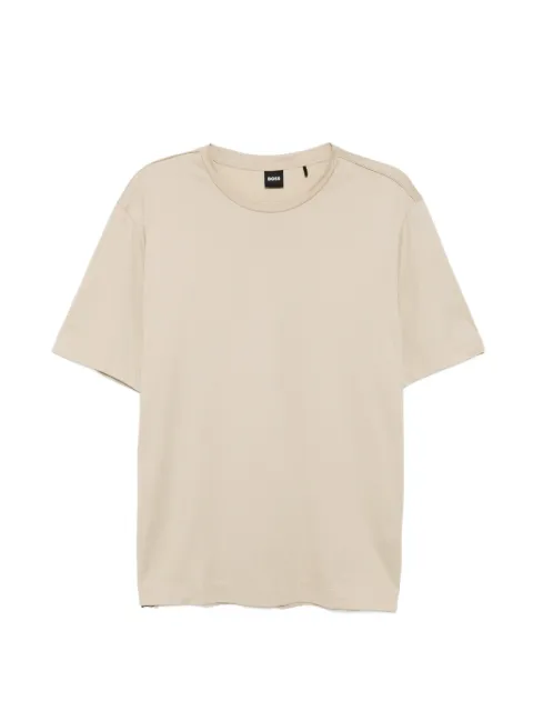 BOSS crew-neck short-sleeve T-shirt Neutrals 50558770