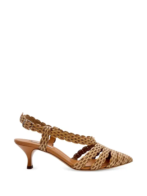 Casadei Julia Avenida woven sandals Neutrals 1H065B0501C2939