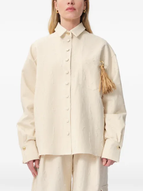 CONCEPTO Dunes tassel shirt Yellow PSS26DUNES