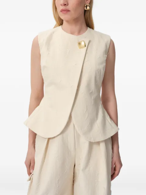 CONCEPTO Stone sleeveless vest Neutrals PSS26STONE