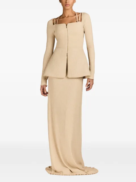 MARK-OFF Beverly long dress Neutrals RBGC