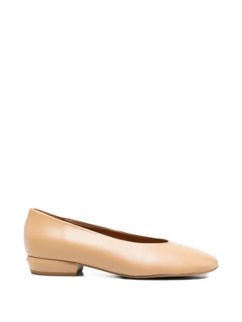 ANGEL ALARCON Moore leather ballet flats Neutrals 26104
