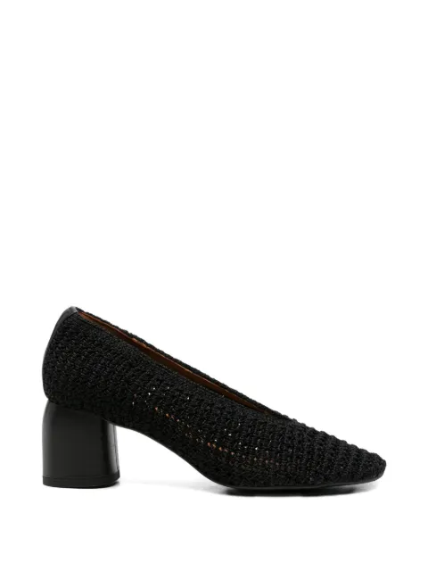 ANGEL ALARCON Ester round-toe pumps Black 26064