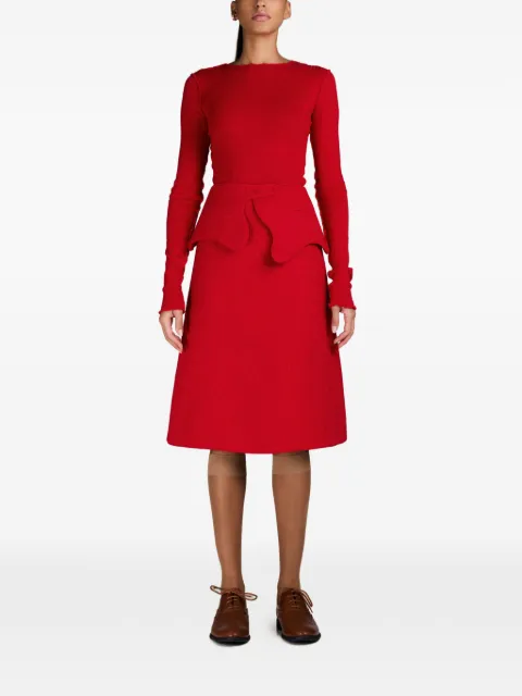 MARK-OFF York peplum belt Red BYGR