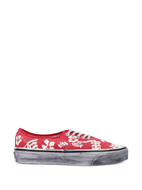 Vans Premium Authentic floral sneakers Red VN000DB8CYKAM