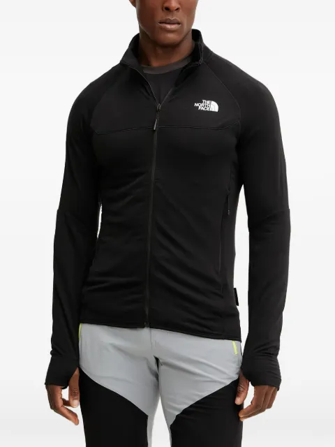 The North Face logo-print zip-up sweatshirt Black NF0A8BSXJK31