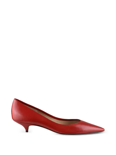 The Row Liisa leather pumps Red F1709SL1LQR