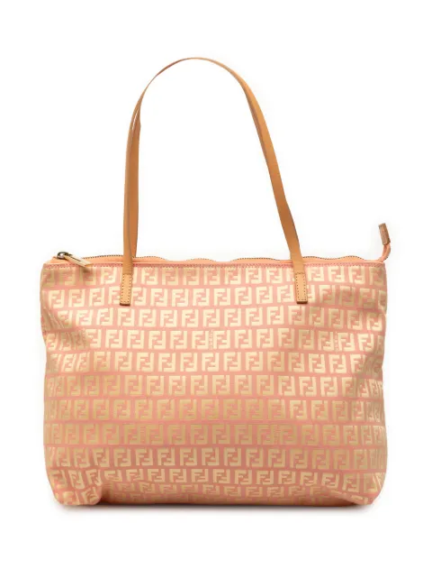 Fendi Pre-Owned 2000-2010 Small Zucchino Canvas tote bag Pink TNZBWURUUZ318OYZ