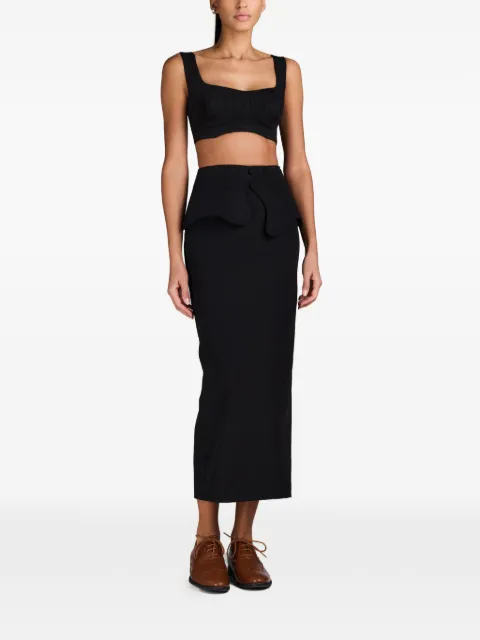 MARK-OFF York peplum belt Black BYGB