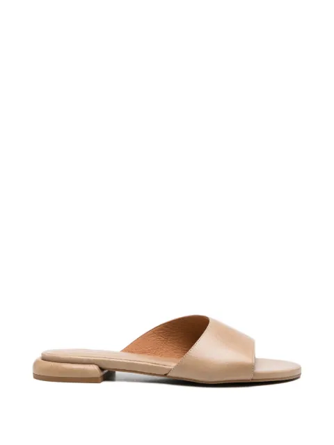 ANGEL ALARCON Lucia leather sandals Neutrals 26048