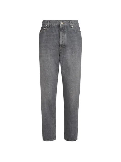 Brunello Cucinelli greyscale denim iconic fit five-pocket trousers Grey M229PO2090C1473