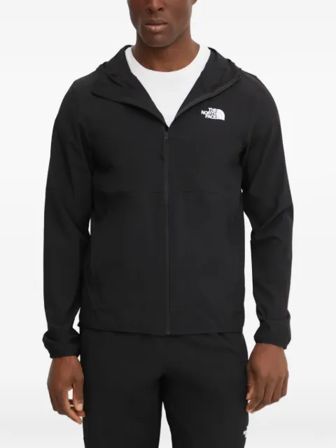 The North Face logo-print zip-up hoodie Black NF0A8CS7JK31