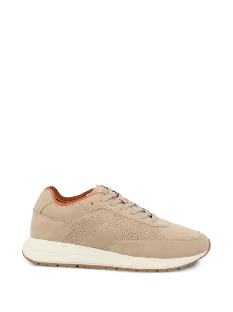BOSS perforated suede sneakers Neutrals 50563960