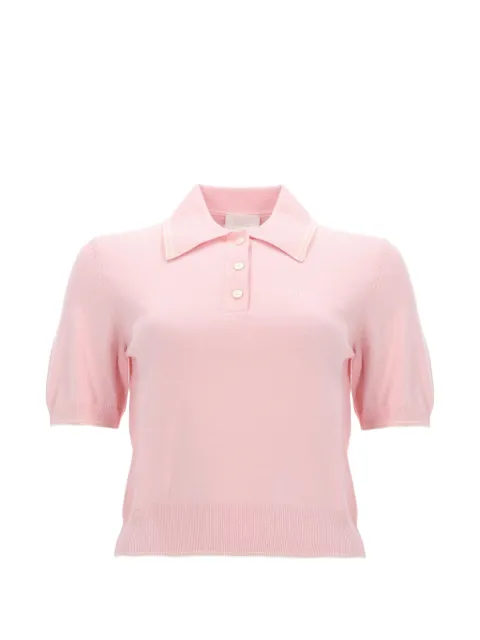 A.P.C. Lisa short-sleeve polo shirt Pink COEZJF23514