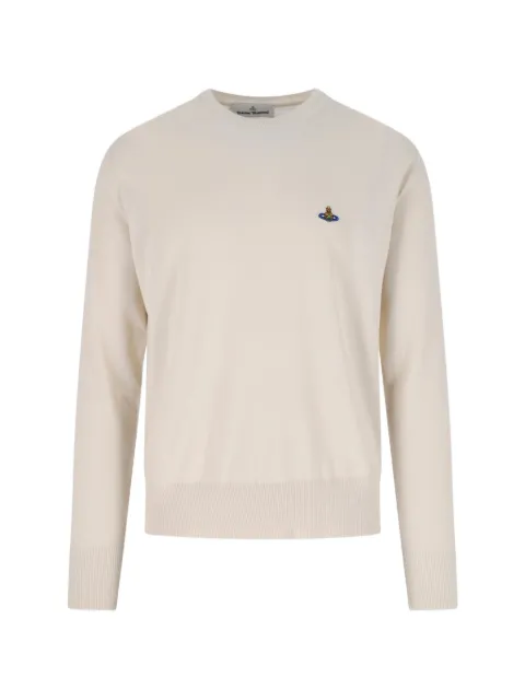 Vivienne Westwood orb jumper Neutrals 27010012Y003F