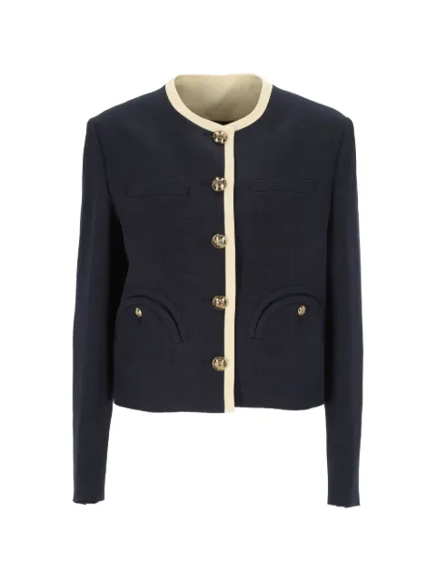 Blazé Milano buttoned trim jacket Blue JKCCS07
