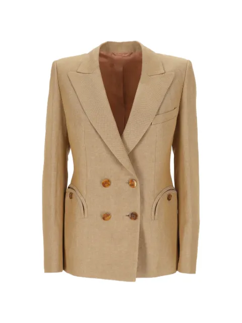 Blazé Milano button double-breasted jacket Neutrals BZCHD03