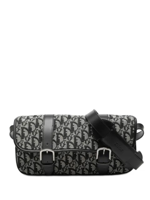 Christian Dior Pre-Owned 2003 Diorissimo Trotter Canvas crossbody bag Black G35IL3T5B1N2USB3