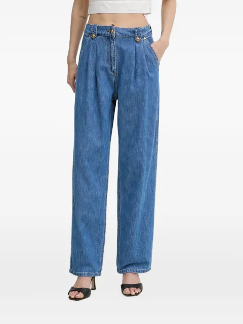 LUISA SPAGNOLI Allieva pleated-waistband jeans Blue 542992