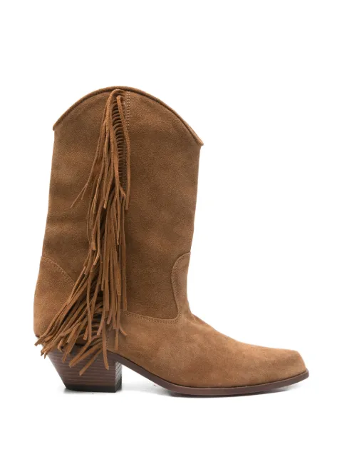 Vic Matie K12 fringed cowboy boots Brown 1K5502DK12H010316